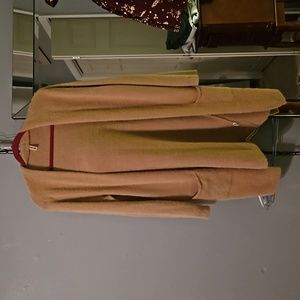 Camel Long Cardigan